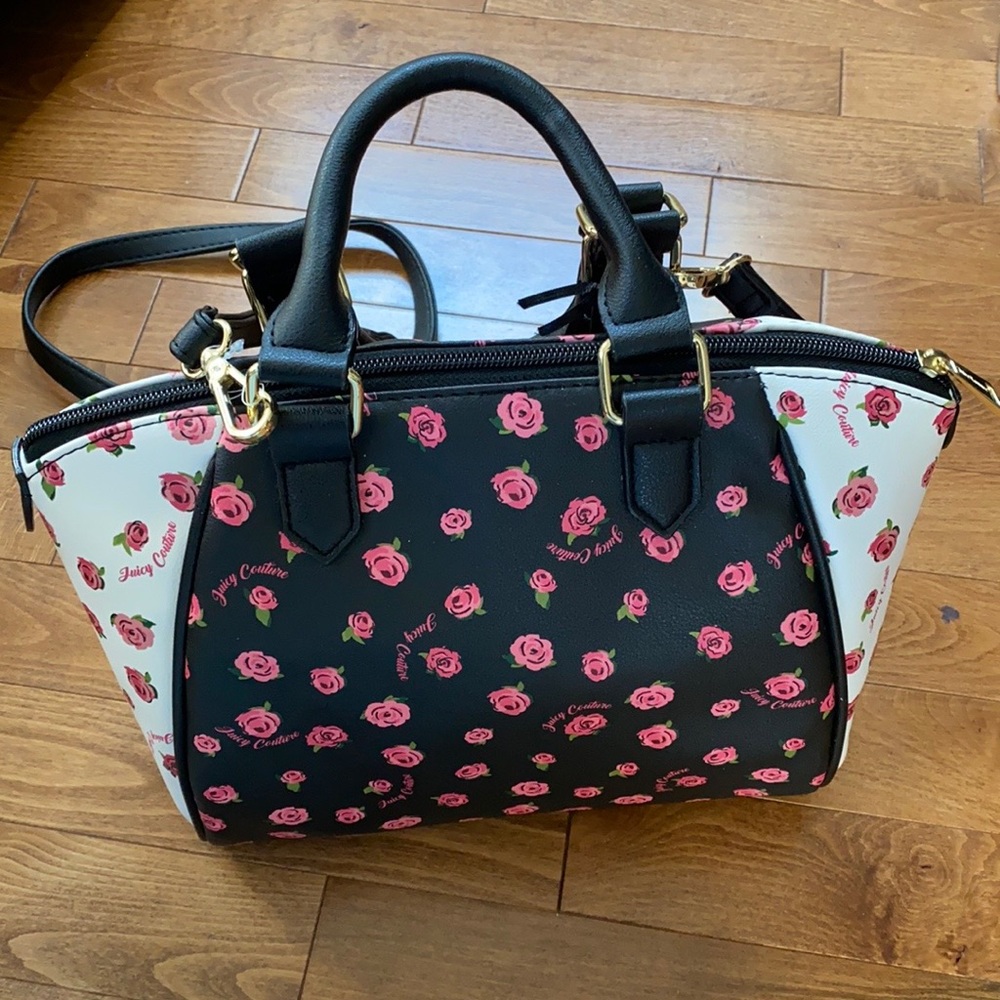 Juicy Couture Floral Rosette Handbag